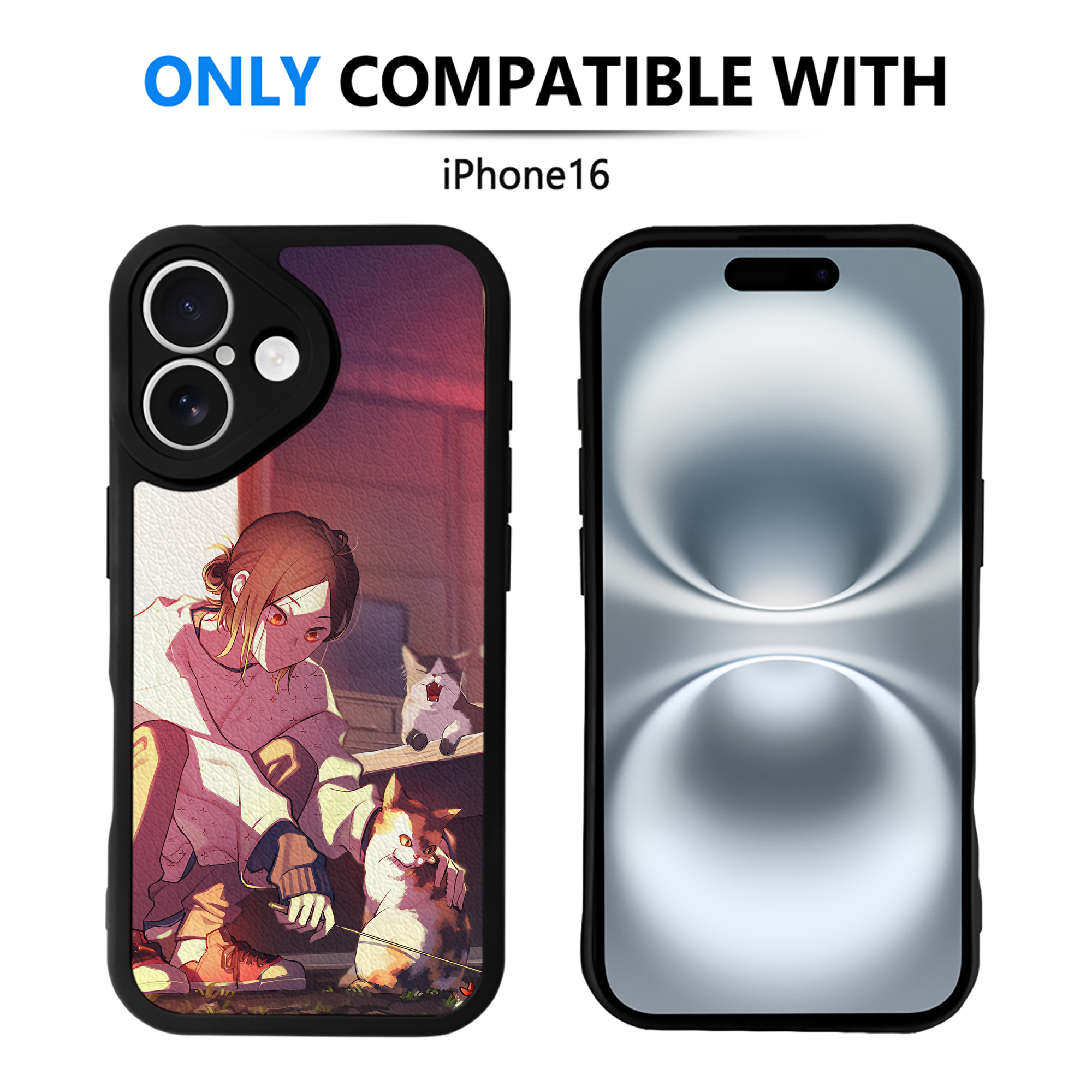（画像用） ハイキュー!! Haikyu!! 【iPhone 16シリーズ対応】シリコンスマホケース（レザー調） 材質：シリコン